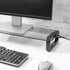 Monitor Desk Stand with USB 3.0 Charging Hub - Black