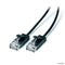 1m Ultra Slim Cat6 Network Cable Black