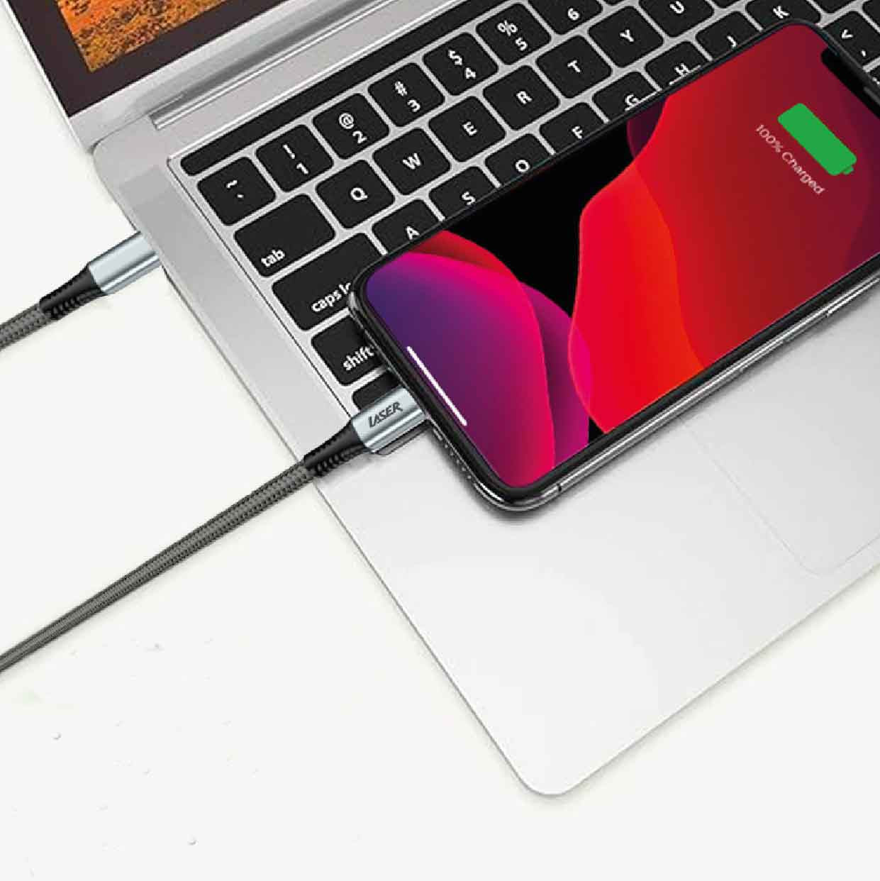 240W USB-C to USB-C Braided Cable 1M