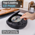 Laser Black Portable CD Boombox with AM/FM Radio