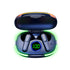 Laser TWS Earbuds with LED Battery Display Black