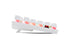 G-TEK Cyborg 87-Key Wired Bluetooth Keyboard White