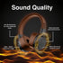 Soundtec Wireless On-Ear Headphones Brown