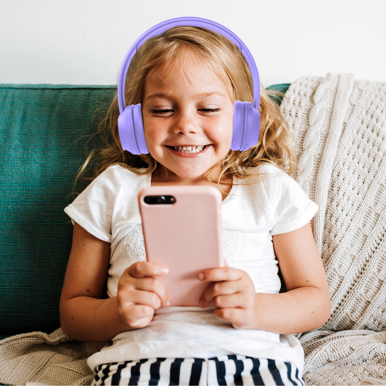 Volume Limited ANC Kids Headphones Lilac