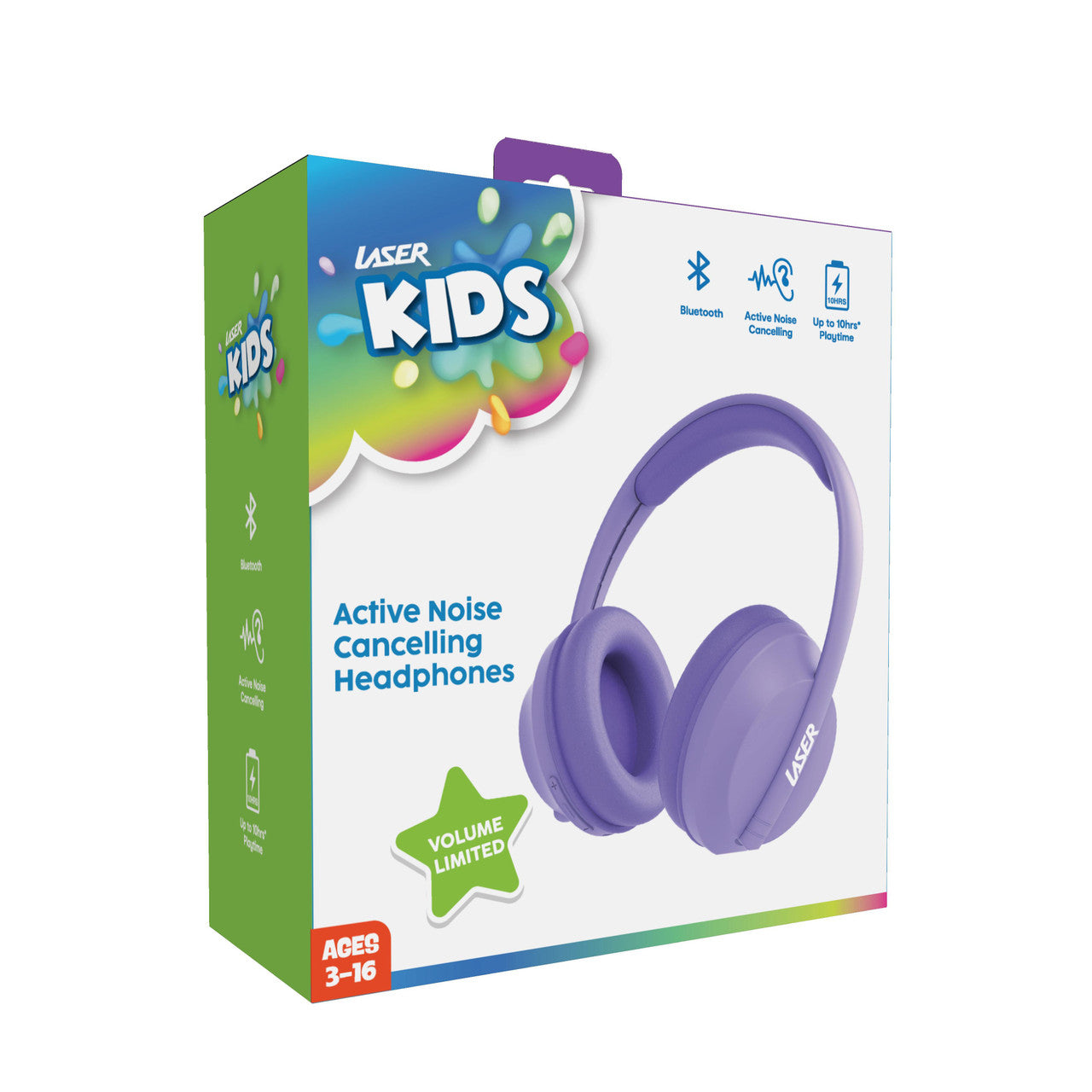 Volume Limited ANC Kids Headphones Lilac