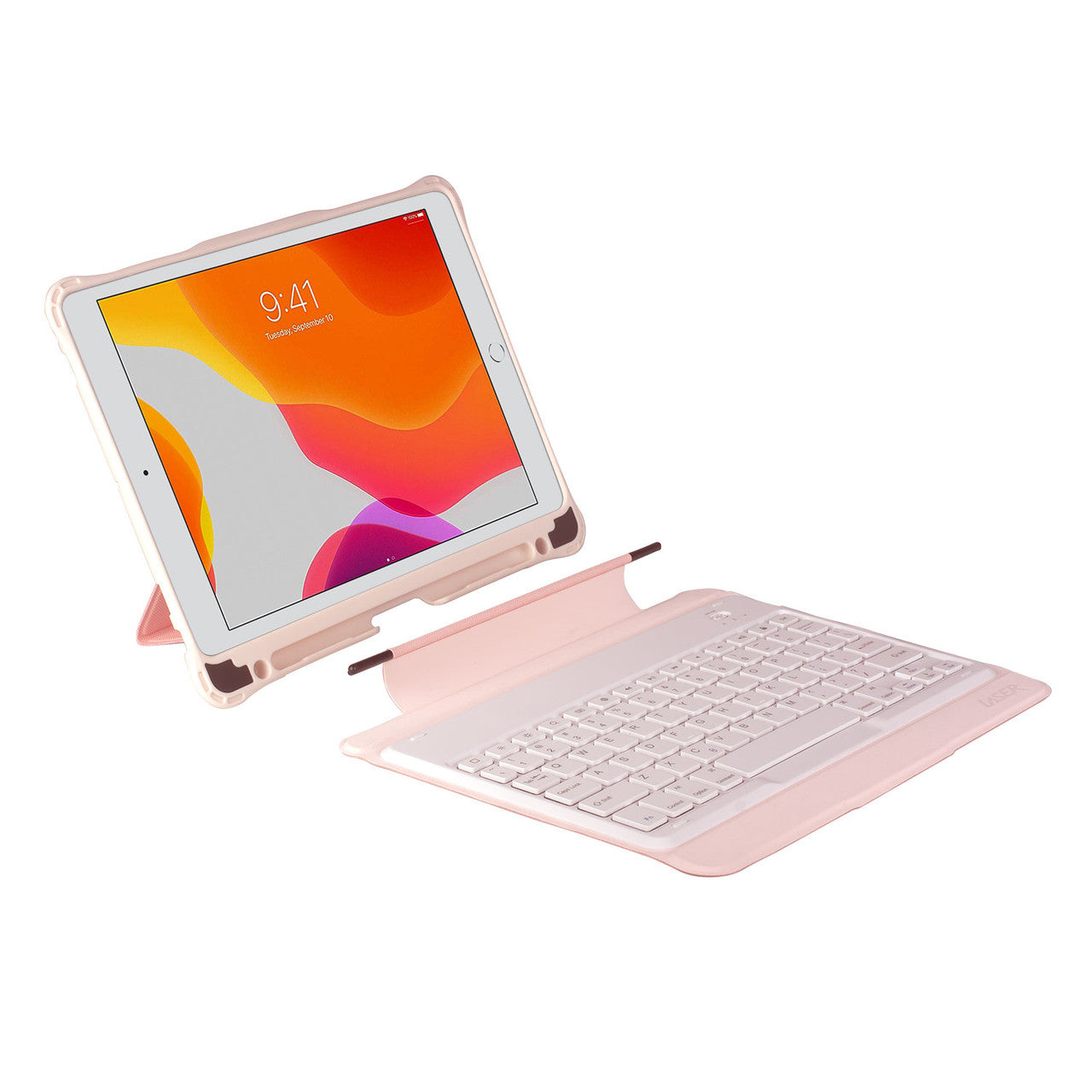 iPad 10.2-inch Wireless Keyboard Case Pink