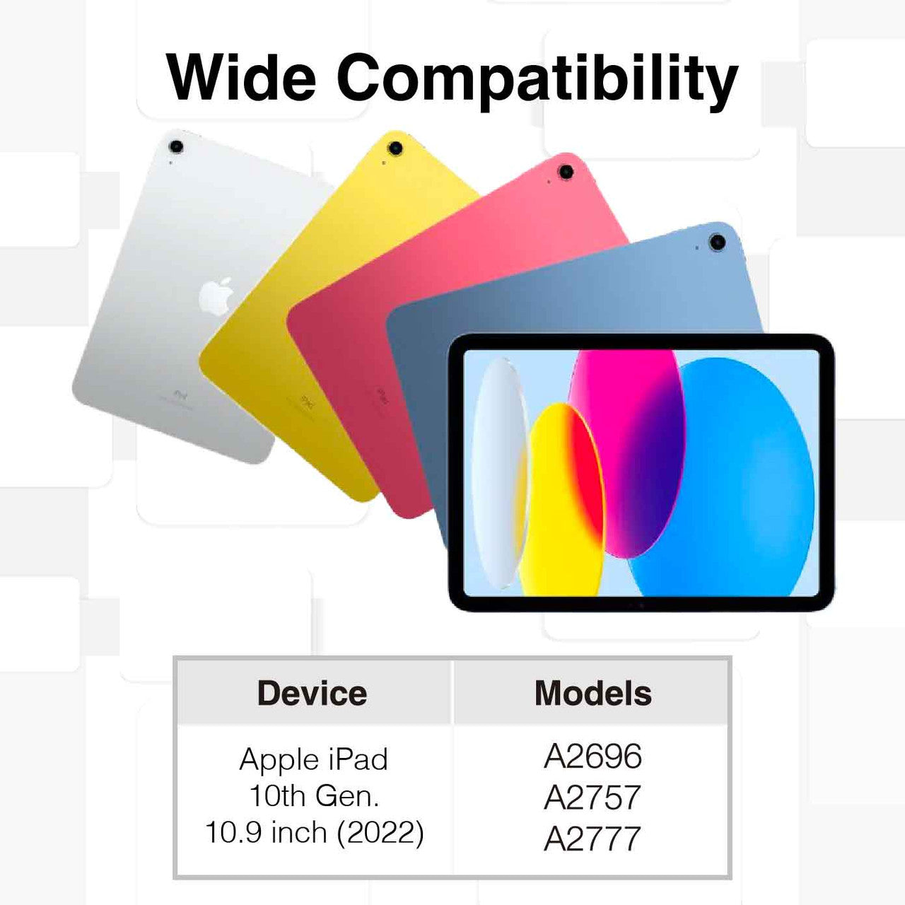 iPad 10.9-inch Wireless Keyboard Case Black