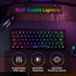 Laser Gaming Mini Mechanical Keyboard Black