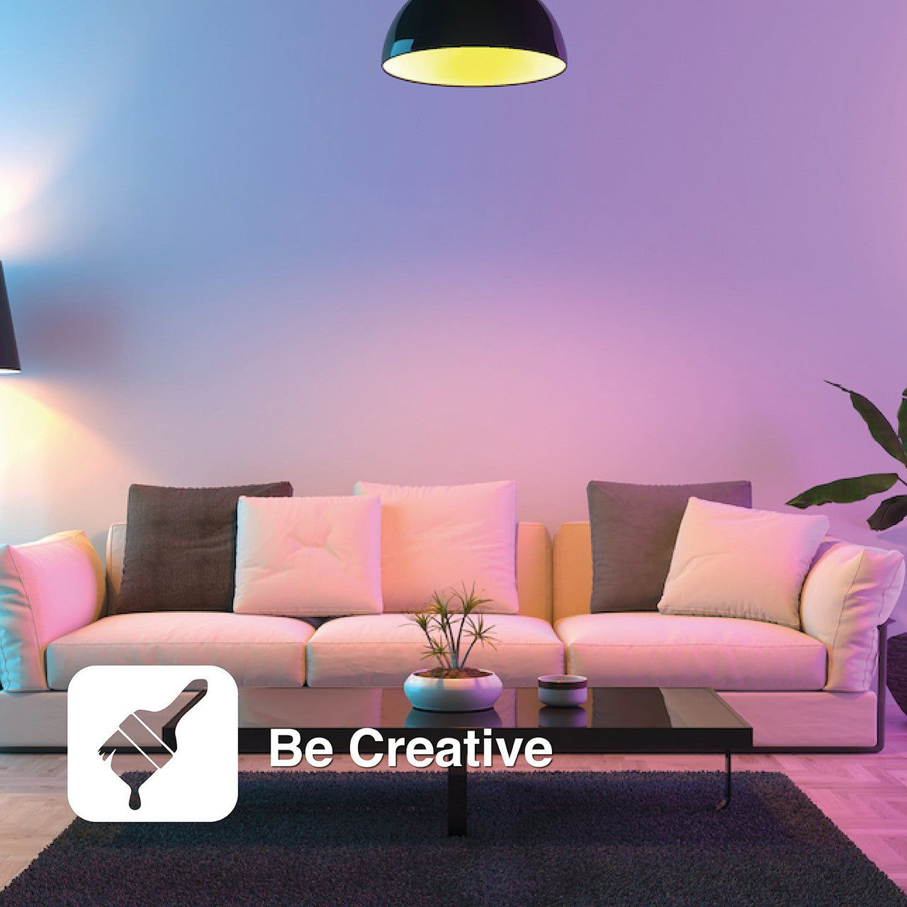Laser 10W RGB Downlight with Voice Control
