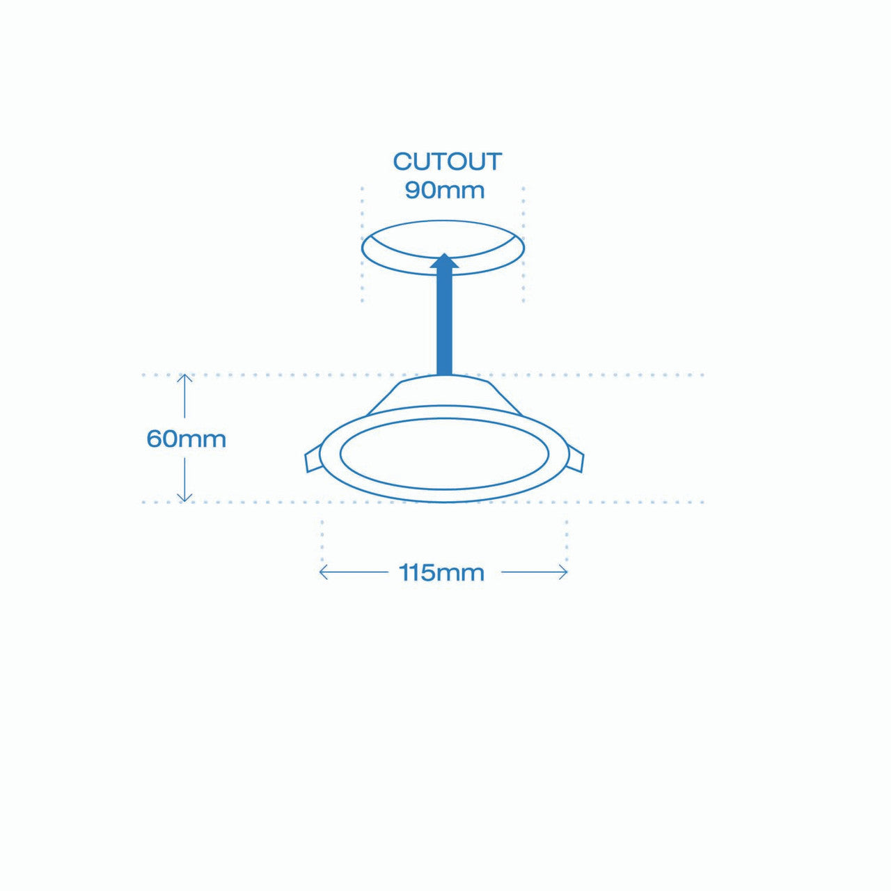 Laser 10W Smart Downlight 240V - White
