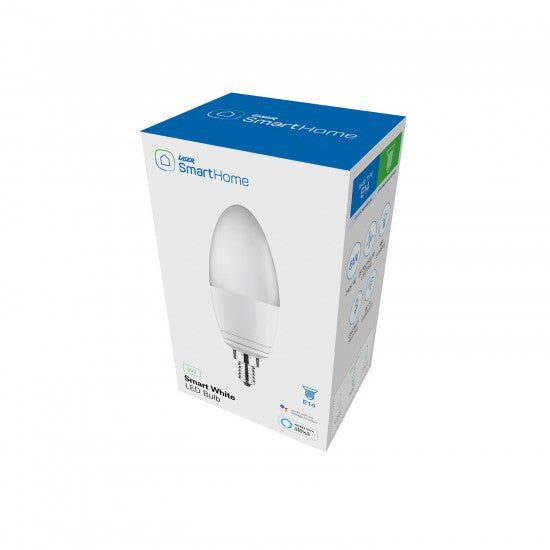 5W Smart White Bulb E14 - App & Voice Controlled