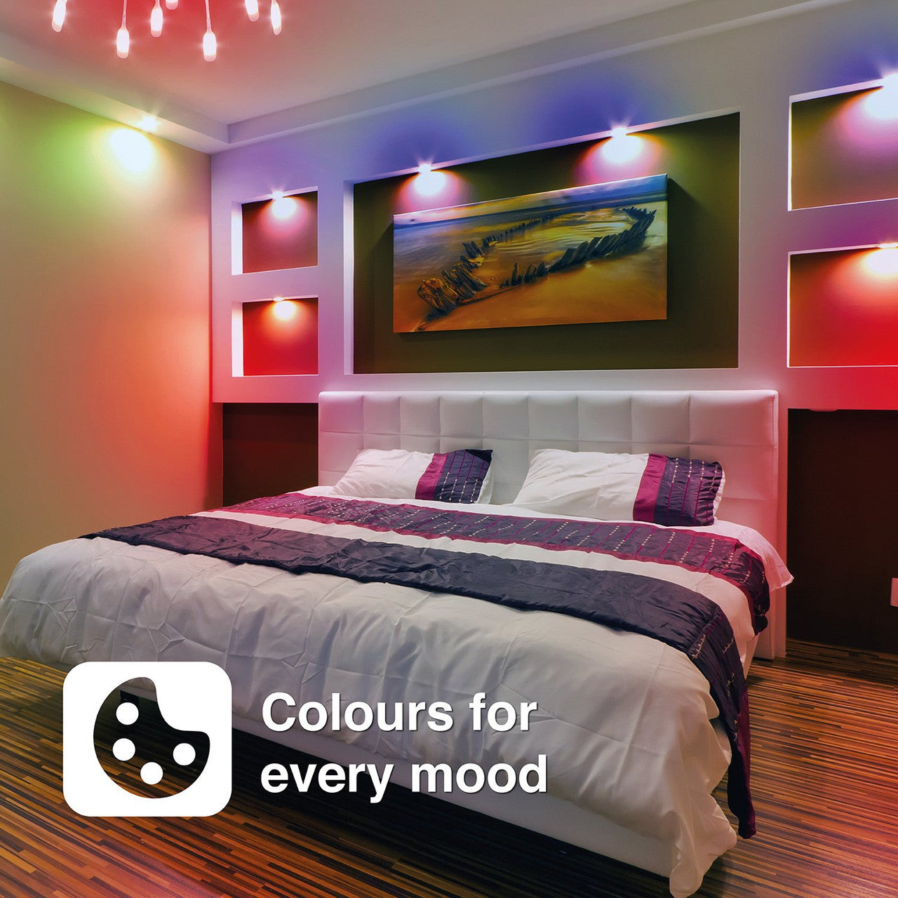 10W Smart RGB Bulb E27 - App & Voice Control