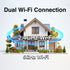 Laser FHD Outdoor Pan Tilt Camera Solar White