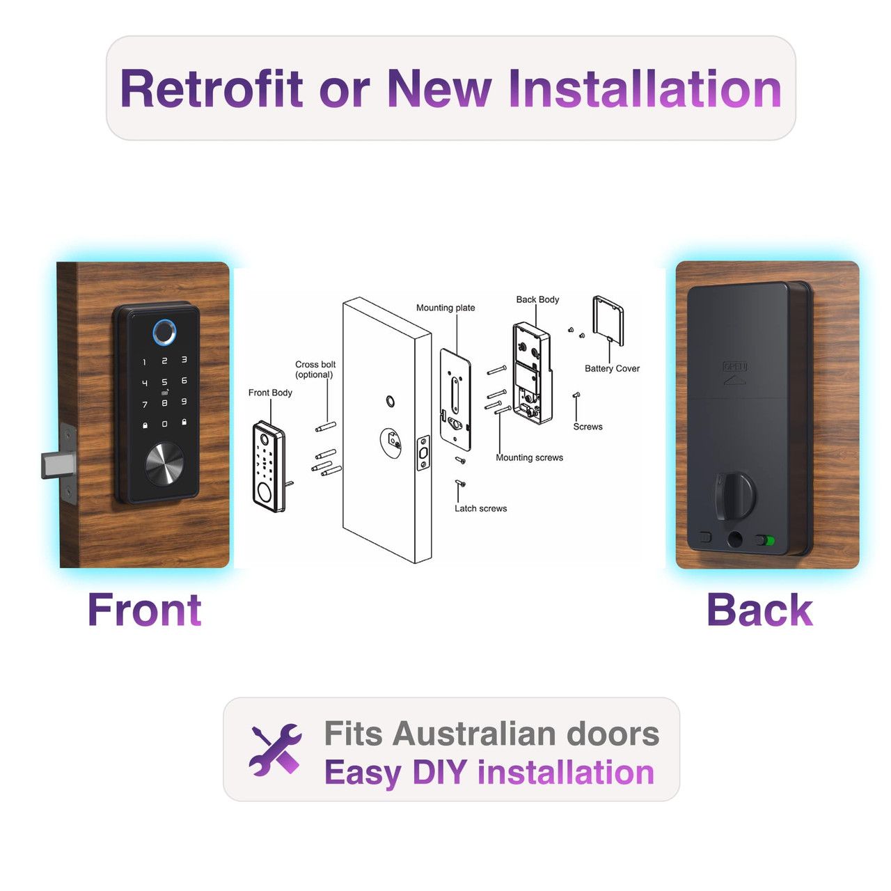 Smart Home Smart Deadbolt Keyless Entry