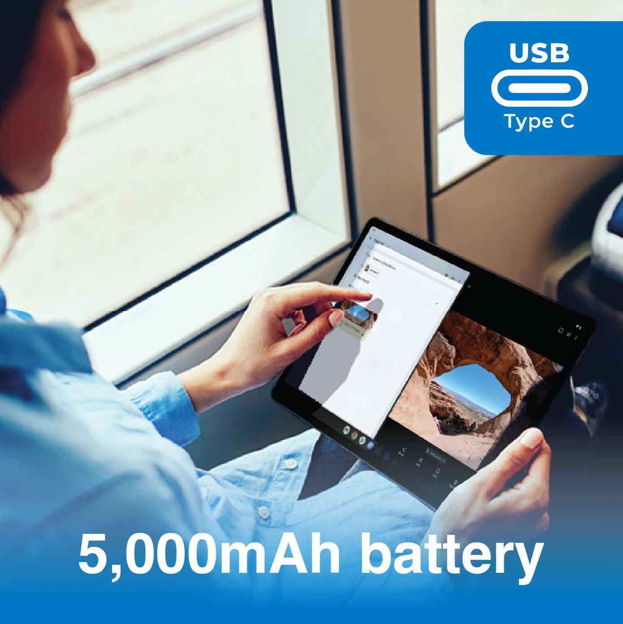 10in 4G Android Tablet with Case and Earbuds