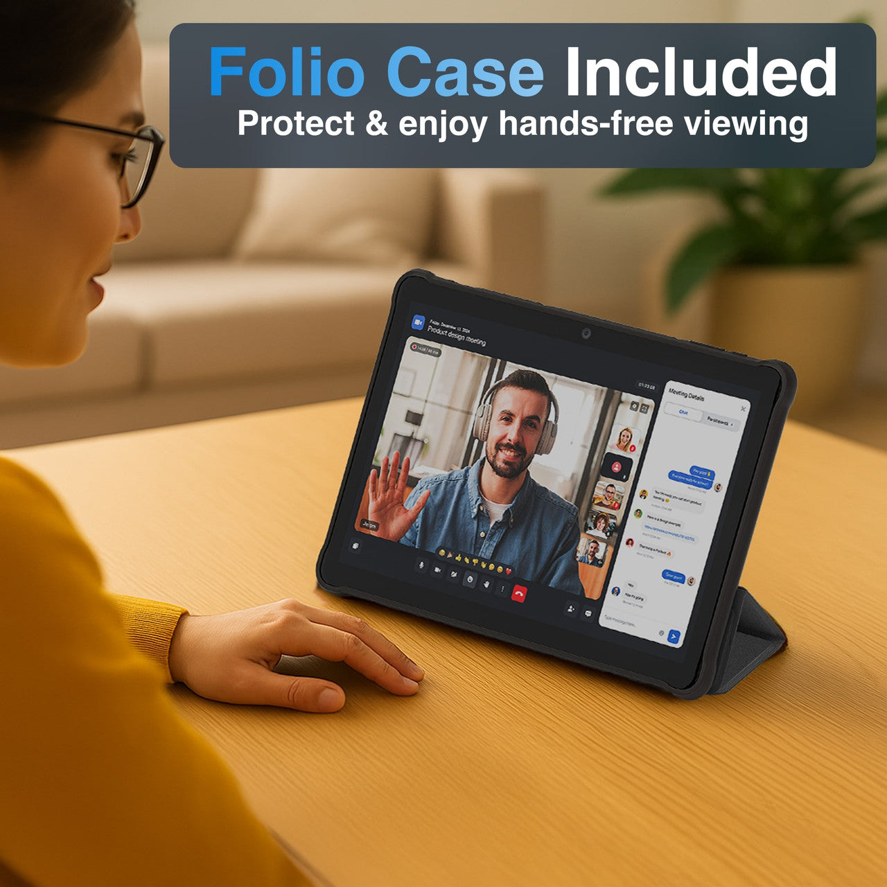 10 Inch Android Tablet 64GB with Case