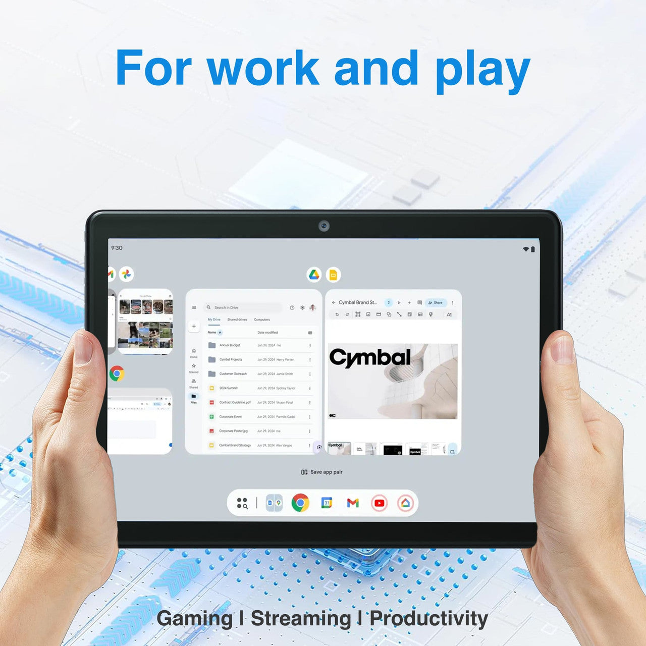 10 Inch Android Tablet 64GB with Case