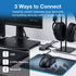 Wireless Gaming Mouse 7200 DPI Black 58g Lightweight Bluetooth 2.4GHz USB-C