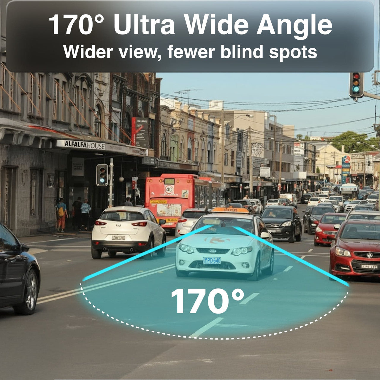 Full HD Dash Camera 2.5 Inch Display