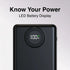 20000mAh Powerbank Battery Display Black