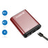5000mAh Power Bank LED Display Red