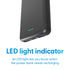 Laser 5000mAh Powerbank Charcoal