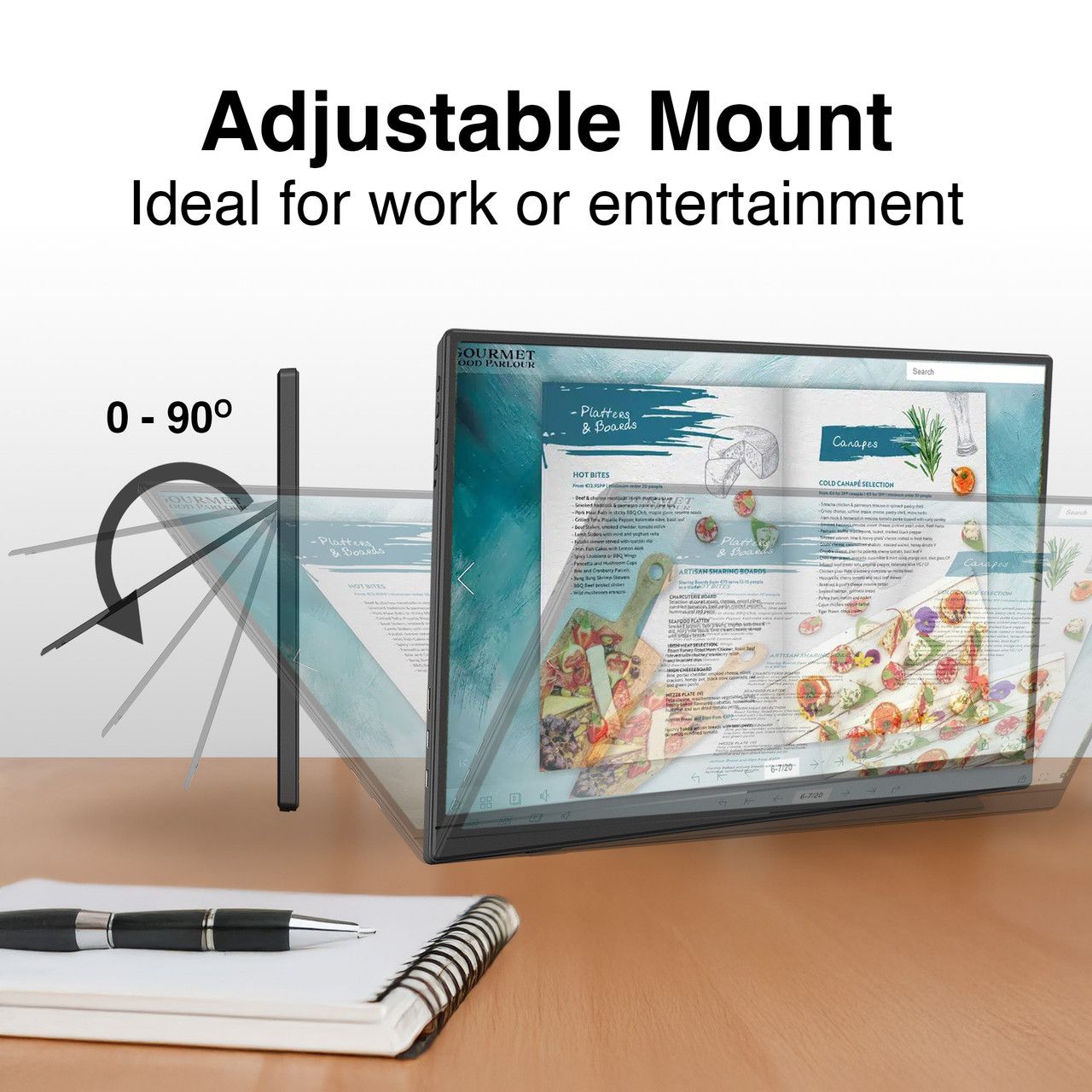 15.6 Inch Portable Monitor with USB-C and HDMI