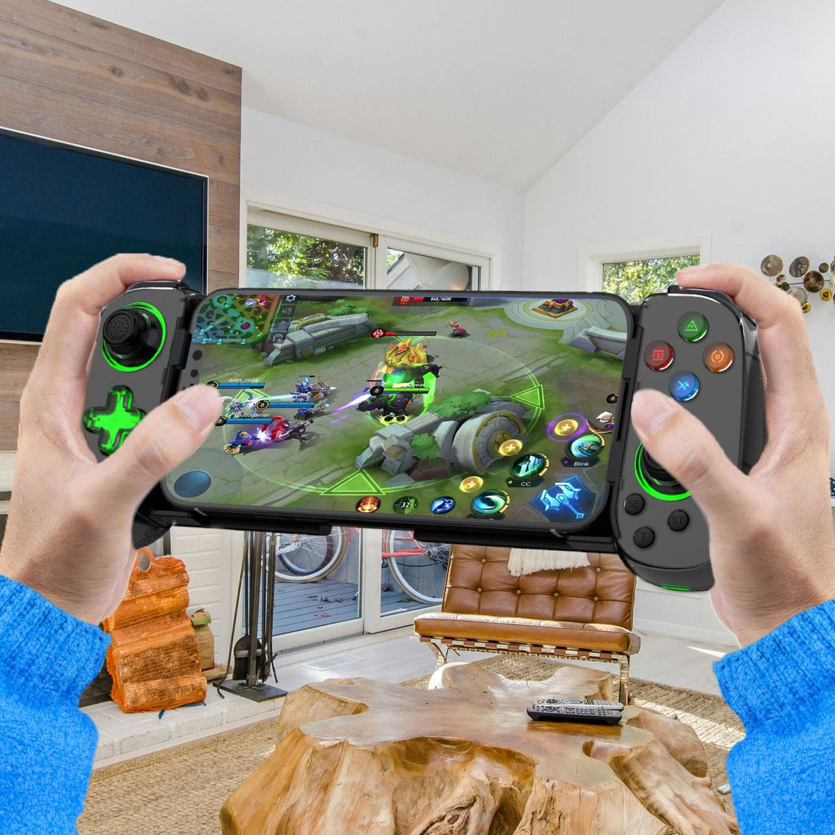 Gaming Controller for Mobile Devices, Bluetooth, 8hr Playtime Battery
