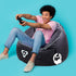 Laser Gaming Bean Bag with Pocket & Headphone Strap