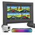 Precision Outdoor Gaming Projector Bundle with Inflatable Screen, 300lm