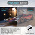 Precision Outdoor Gaming Projector Bundle with Inflatable Screen, 300lm