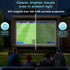 Precision Outdoor Gaming Projector Bundle with Inflatable Screen, 300lm