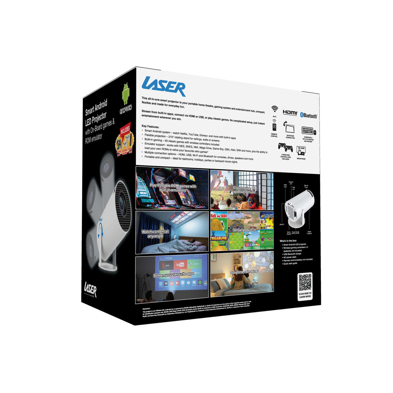 Smart Projector with Games White