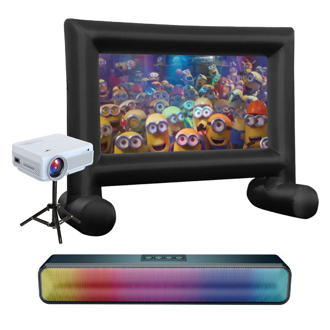 1080P Outdoor Cinema Bundle 144 Inch