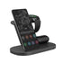 Laser 3 in 1 Wireless Charging Station Black