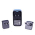 4-Port USB Travel Charger with Global Adapters
