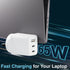 65W GaN Travel Charger with 4 Adaptors