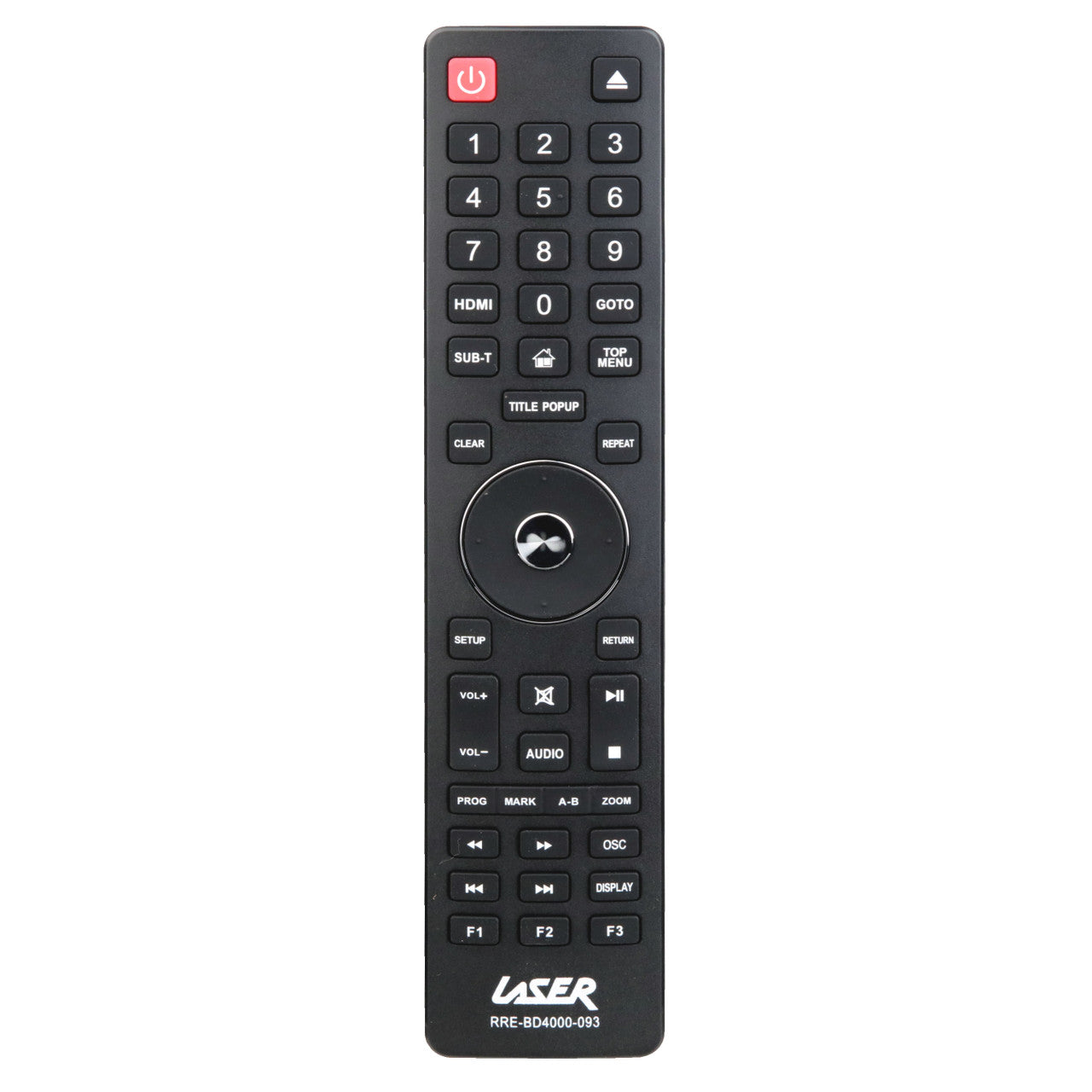 Laser Blu Ray Remote with Large Buttons