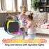 Laser Mini Karaoke Speaker with 2 Wireless Mics - Black
