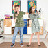 Laser Mini Karaoke Speaker with 2 Wireless Mics - Black