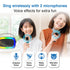 Laser Karaoke RGB Speaker with 2 Wireless Mics