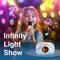 Laser Infinity Karaoke Speaker with Wireless Mic