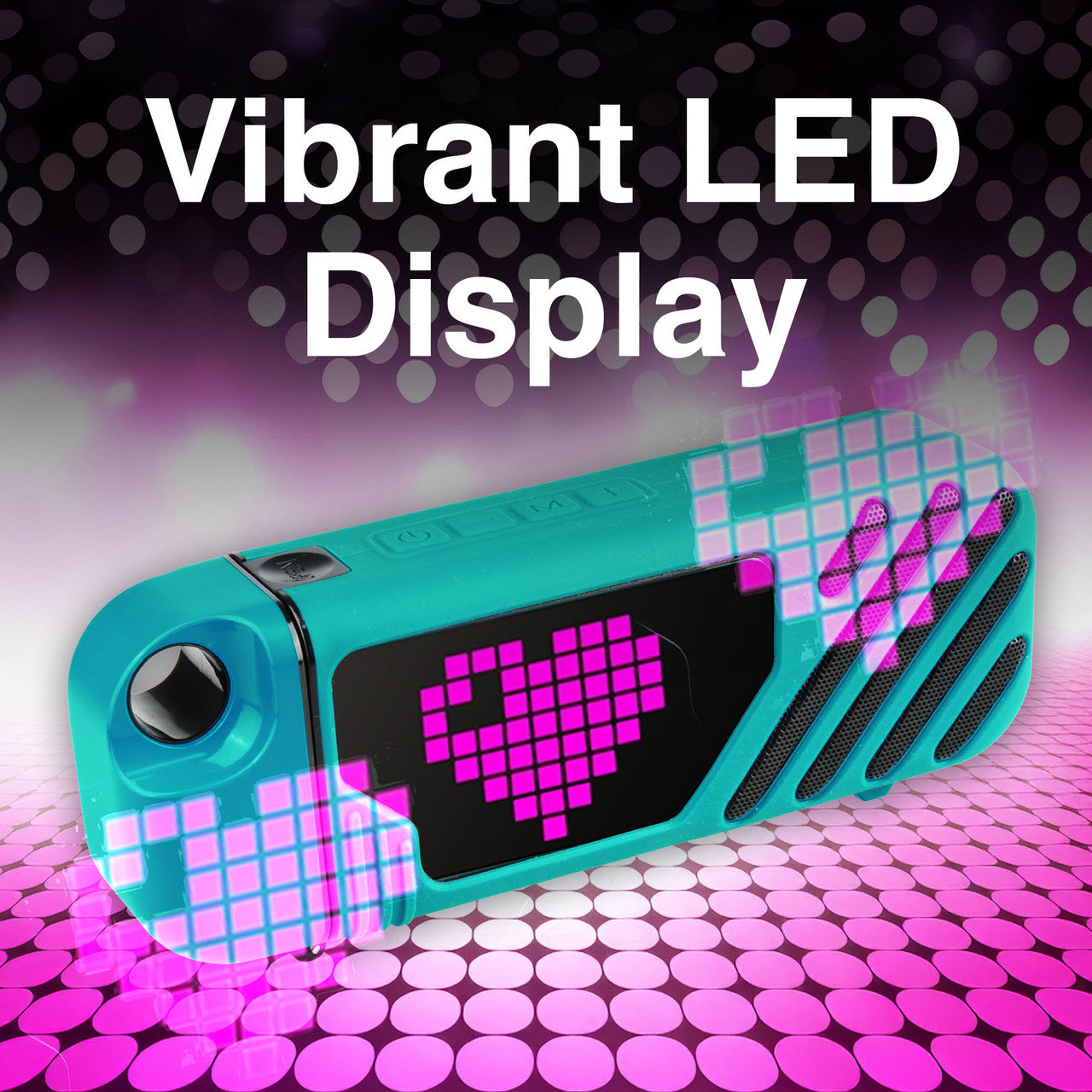 LED Karaoke with 2 Mics Aquatic Awe