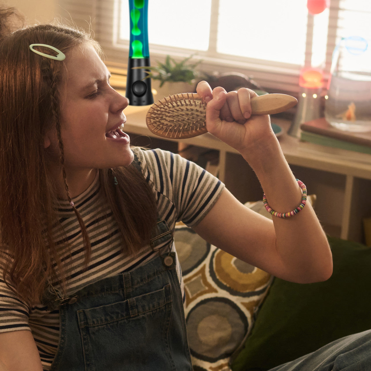 Retro Lava Lamp with Bluetooth Speaker