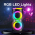 Laser RGB Party Speaker with Microphone Jack