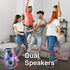 Laser RGB Party Speaker with Microphone Jack