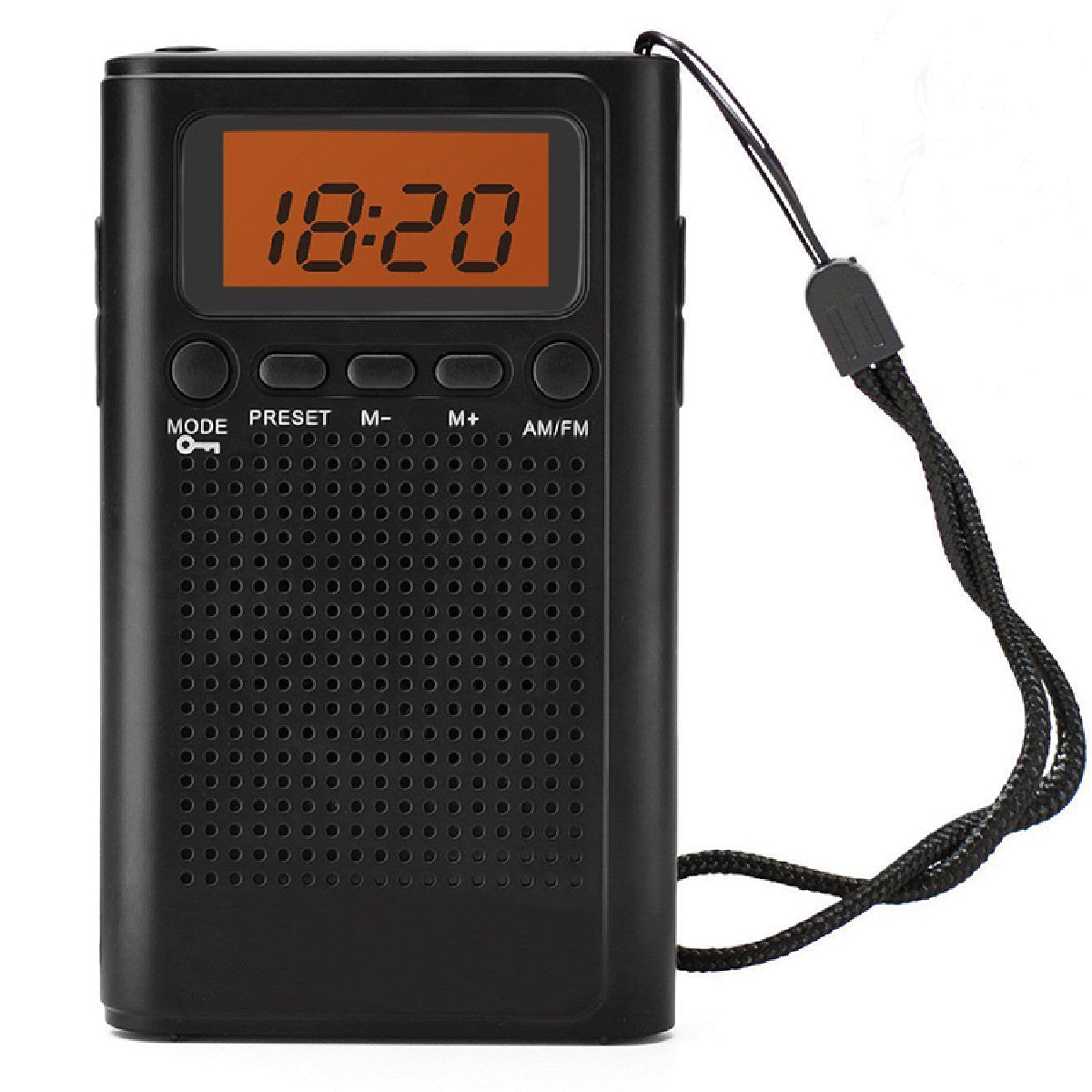 AM FM Pocket Radio with LCD and Speaker