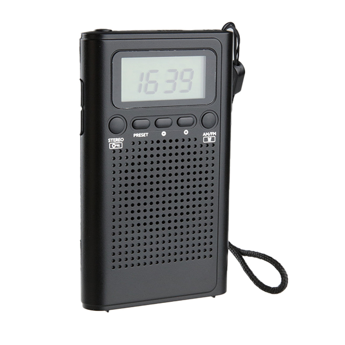 AM FM Pocket Radio with LCD and Speaker