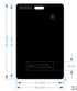 Laser Smart Card with Apple Find My & Wireless Charging