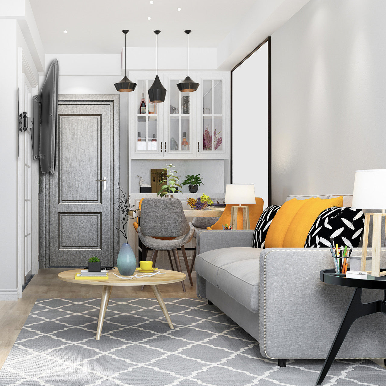 Full Motion TV Wall Mount for 23 inches - 42 inches Panels